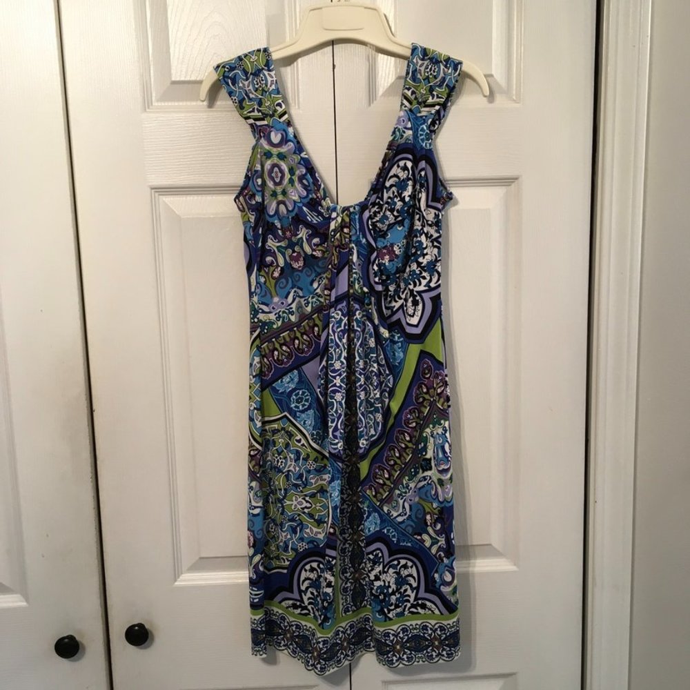 London Times Petites Sleeveless Dress